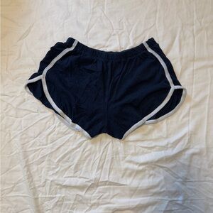 Women's Black Shorts with White Trim